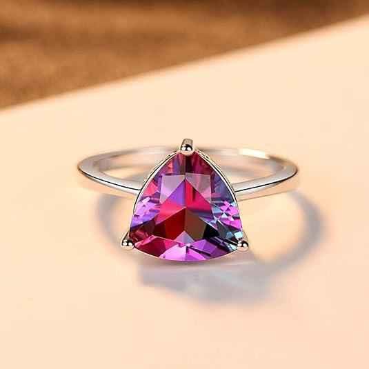 Colorful gemstone fashion ring by Stylish 3Sixty5 featuring vibrant multi-colored stones set in a stylish ring design.