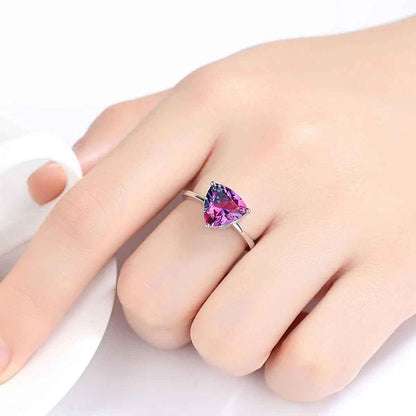 Colorful gemstone fashion ring from Stylish 3Sixty5, featuring vibrant stones and a sleek band design for stylish wear.