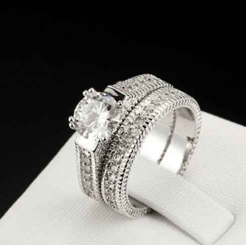 Stylish 3Sixty5 Luxury Infinite Spark Diamond Ring featuring a sleek band with sparkling diamonds and elegant design.