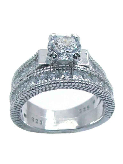 Stylish 3Sixty5 luxury infinity spark diamond ring featuring a sleek band with sparkling diamonds for elegant wear.