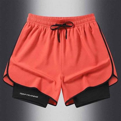 White Urban-Edge Training Shorts by Stylish 3Sixty5, lightweight athletic shorts with a comfortable fit and stylish design.
