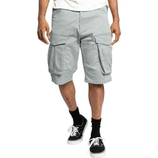 Black Forgewear men's breathable work shorts by Stylish 3Sixty5, featuring a comfortable, functional design for work and casual wear.