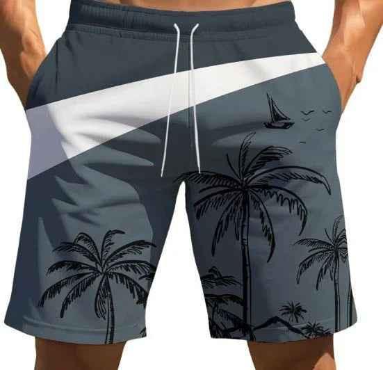 Stylish 3Sixty5 Surf & Sand loose fit shorts with a relaxed design, shown in a sandy beige color.
