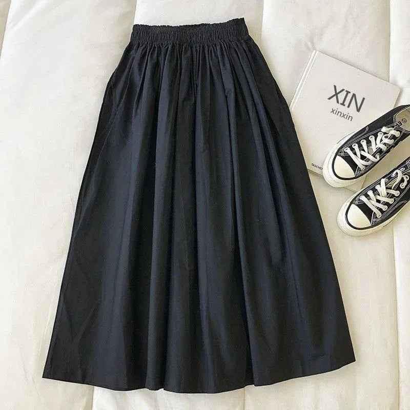 Black Women's Essential Workwear Skirt by Stylish 3Sixty5, tailored fit, professional look for office and work settings.
