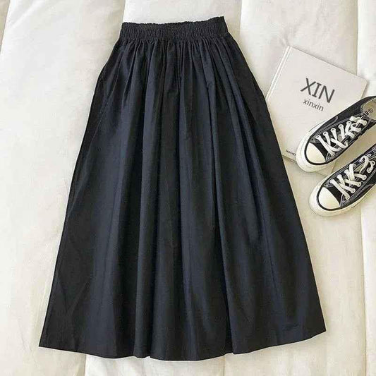 Black Women's Essential Workwear Skirt by Stylish 3Sixty5, tailored fit, professional look for office and work settings.