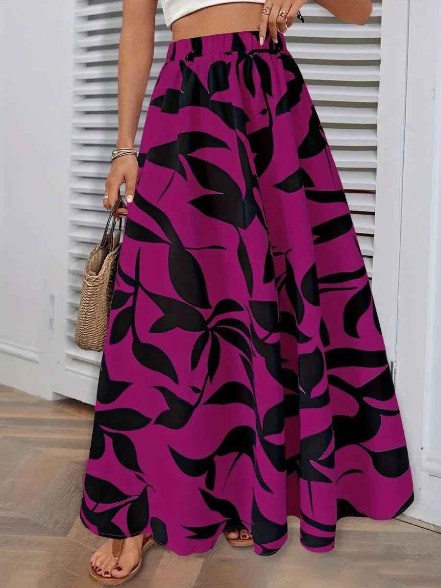 Navy blue women's everyday glam fashion skirt by Stylish 3Sixty5, featuring a sleek, modern design for casual or dressy wear.