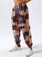 Men's printed sweatpants by Stylish 3Sixty5 with bold all-over print, tapered fit, and comfortable design.