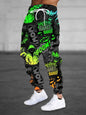 Men's printed sweatpants by Stylish 3Sixty5 with bold all-over print, tapered fit, and comfortable design.