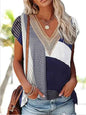 Blue Summer-Lace Fresh Top for Women by Stylish 3Sixty5, featuring lightweight lace fabric and a casual, stylish design.