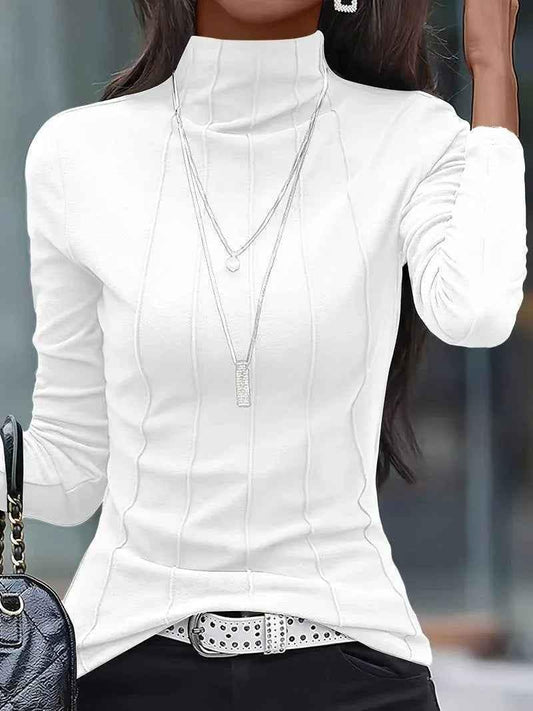 Women’s black Slim Tee from Stylish 3Sixty5, a polished, form-fitting top ideal for casual and chic outfits.