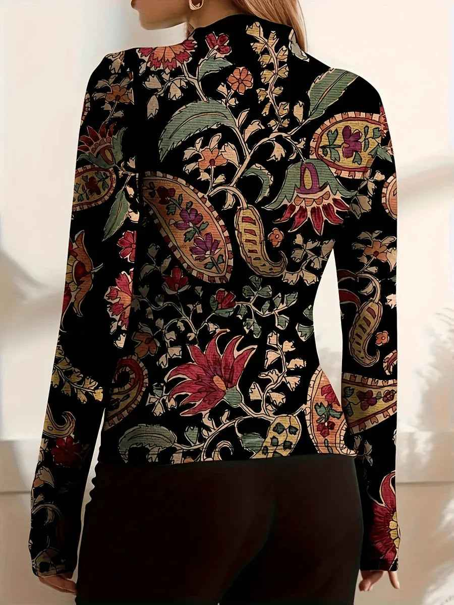 Plus size Western-inspired top by Stylish 3Sixty5 featuring a stylish design and vibrant colors, perfect for casual western looks.