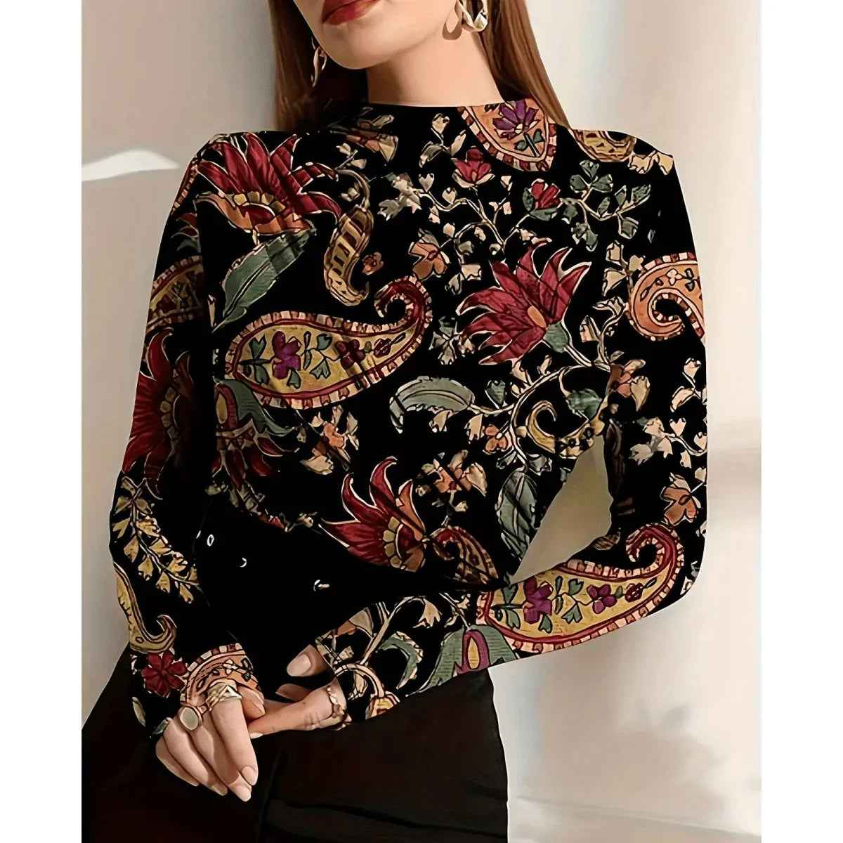 Plus size Western-inspired top by Stylish 3Sixty5, featuring Western details and a flattering fit in a stylish design.