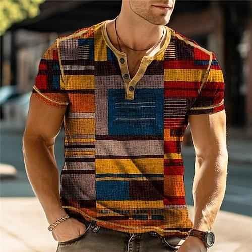 Men's relaxed fit short sleeve top by Stylish 3Sixty5, showcasing a casual, comfortable design in a natural pose.