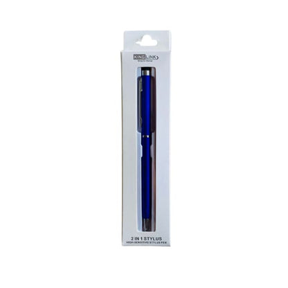 Stylus Pen (2 in 1) - Dual Touch (Navy Blue) 9eight5