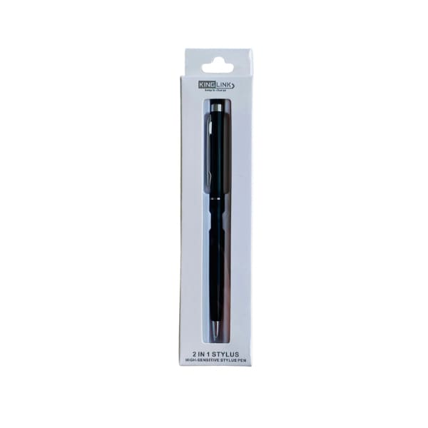 Stylus Pen (2 in 1) - Dual Touch (Black) 9eight5