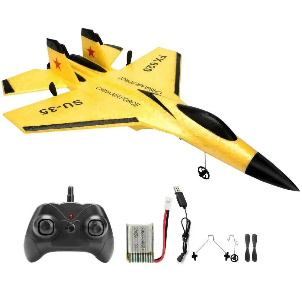 SU35 Remote Control Glider Aircraft FX620 FX820 2.4G with LED Lights