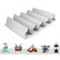 Tall Aluminium Stove Windscreen – Foldable Gas Burner Shield Habicare