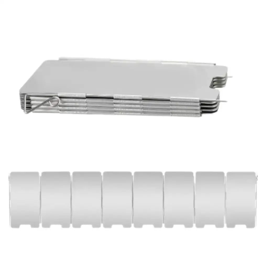 Tall Aluminium Stove Windscreen – Foldable Gas Burner Shield Habicare