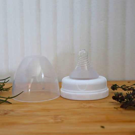Baby Bottle Teat & Cap - Anti-Colic, 2 Sizes Available