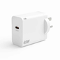 Techplus 65W USB-C fast charger with cable options, high-speed PD charging adapter for smartphones and laptops.