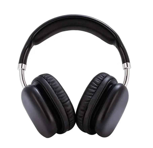 Black TechPlus Hoco W52 wireless stereo Bluetooth headphone with over-ear design and built-in microphone for hands-free calls.