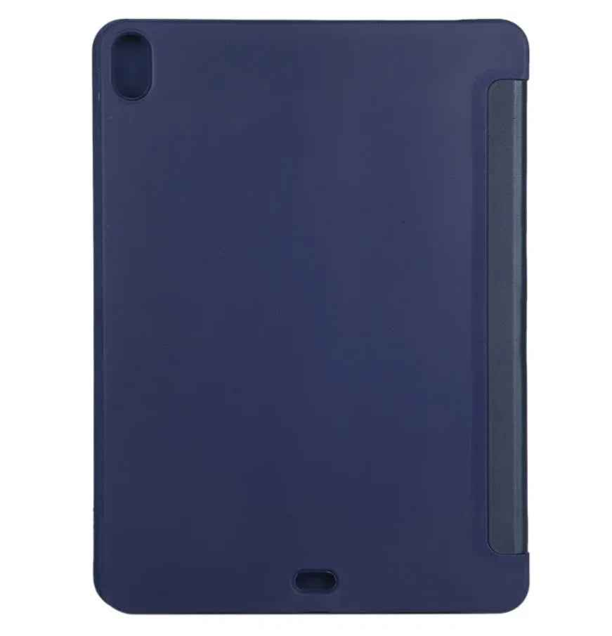 Black TechPlus iPad Air 4 10.9-inch ultra slim smart case with trifold design and lightweight cover, protects and enhances the tablet.