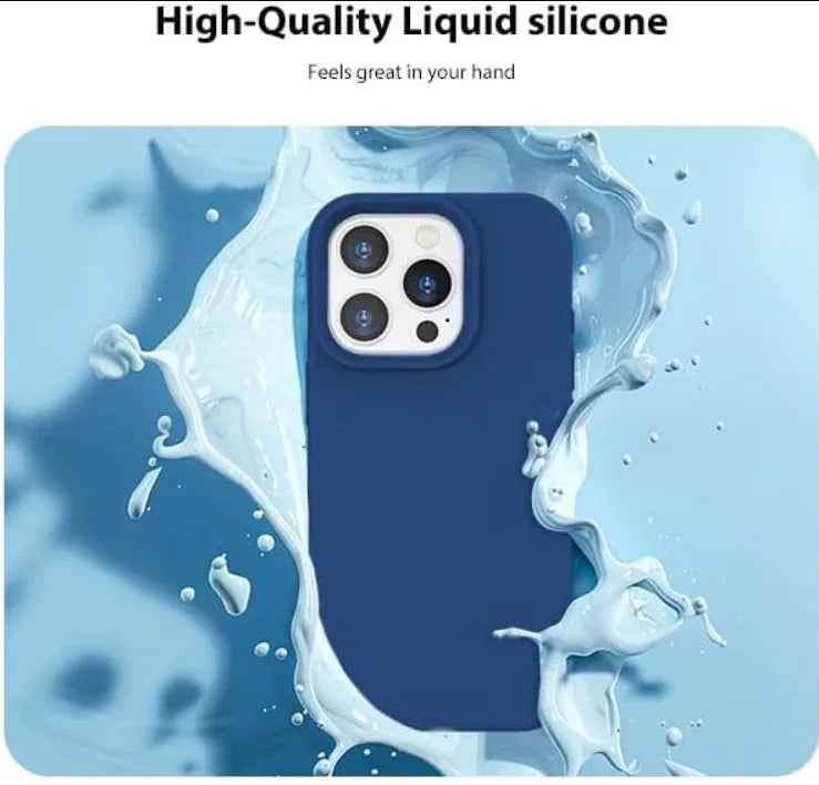 Techplus iPhone 16 Pro silicone case in black, blue, and red with soft protective material and precise cutouts.