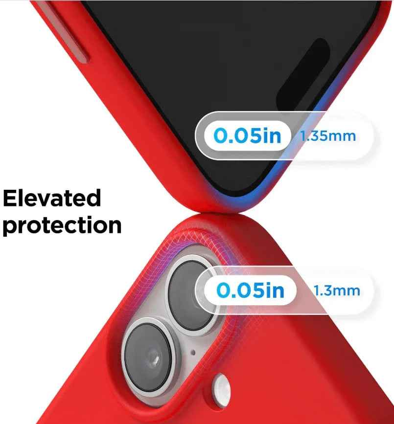Black techplus silicone case for iPhone 17, soft protective cover with smooth texture and precise cutouts for easy access.