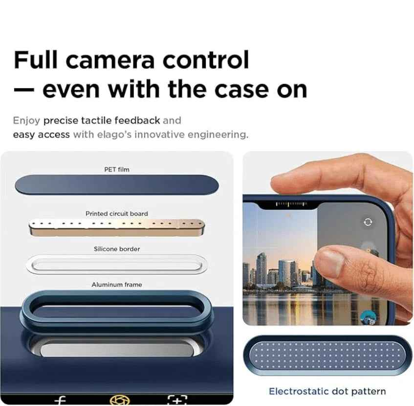 Black TechPlus silicone case for iPhone 17, soft and protective cover with a smooth finish, designed for a snug fit.