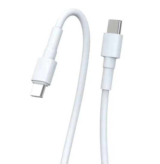 Techplus 5A 100W USB-C to USB-C cable for fast charging and data transfer, shown connected between devices.