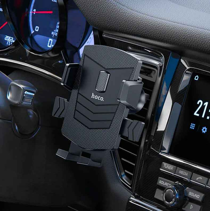 Techplus CA86 car air vent phone holder with strong grip, universal mount for secure smartphone placement in vehicle air vents.
