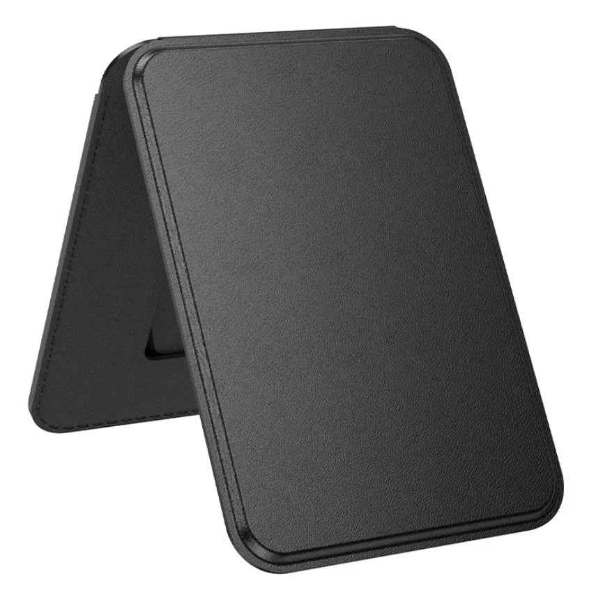 Techplus Hoco leather magnetic multifunctional card holder with multiple card slots and sleek design.