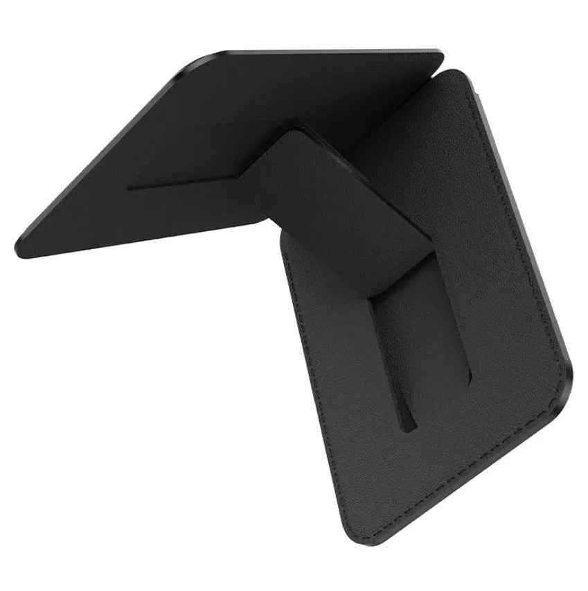 Techplus Hoco leather magnetic multifunctional card holder with multiple card slots and sleek design.