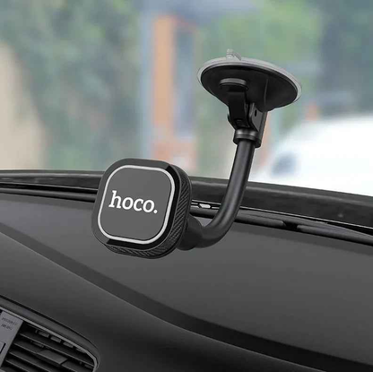 Techplus Hoco Premium Windshield Magnetic Holder for smartphones, hands-free car mount, keeps phone secure on the windshield.