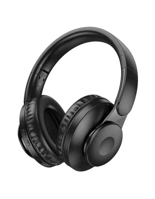 Techplus Hoco W45 Bluetooth headset with wireless stereo headphones, showing sleek design and ear cushions for comfortable listening.
