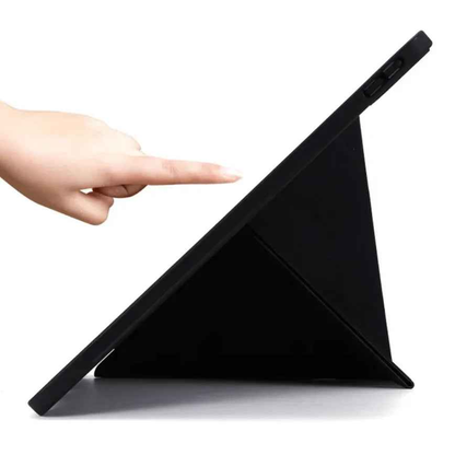 Techplus iPad 6th Gen 9.7-inch ultra-slim smart case with trifold design, offering protective cover and stand functionality.