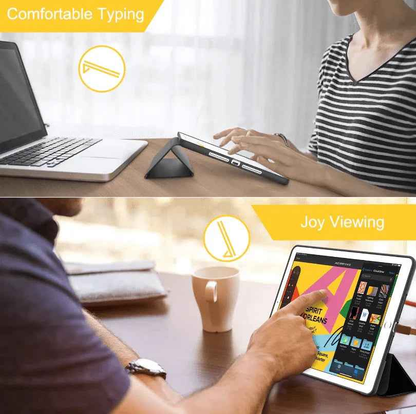 TechPlus iPad Pro 11 2nd Gen Smart Case in ultra-slim trifold design, offering protective cover and stylish tablet protection.