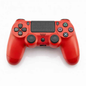 Red PS4 controller by TechPlus with ergonomic design and textured grip, perfect for gaming on PlayStation 4.