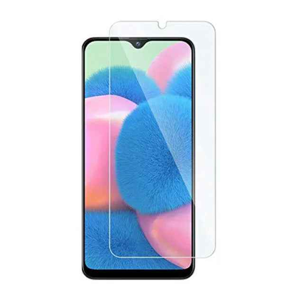 Samsung Galaxy A04 tempered glass screen protector by TechPlus with 9H hardness for durable, scratch-resistant screen protection.