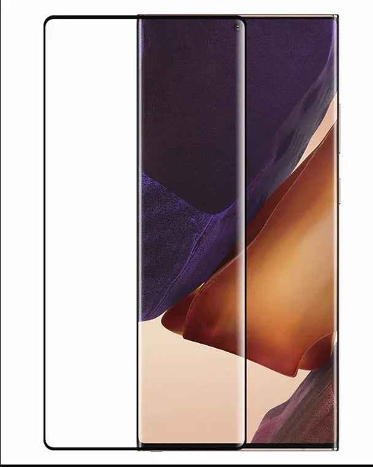 Samsung Galaxy S21 Ultra clear tempered glass screen protector by techplus with 9H hardness, providing durable, high-quality screen protection.