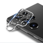 Samsung Galaxy S24 Ultra rear back camera glass replacement lens cover by TechPlus showing the new camera lens cover.