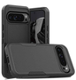 Techplus Google Pixel 9 Pro XL dual layer armor hard phone case showing rugged design and precise cutouts for protection.
