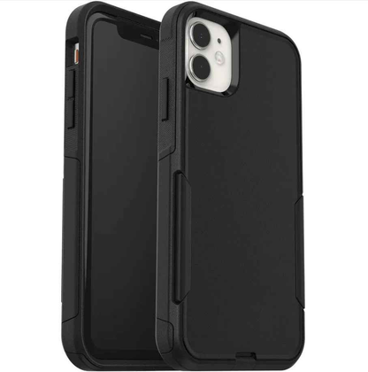 Techplus iPhone 11 dual-layer armor hard case showing rugged design and precise cutouts for buttons and camera.