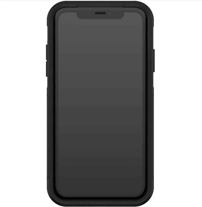 Techplus iPhone 11 Pro Max dual layer armor hard case showing rugged design and precise cutouts for buttons and camera protection.