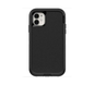 Techplus iPhone 12 heavy-duty shockproof mobile phone case showing reinforced edges and clear back design.