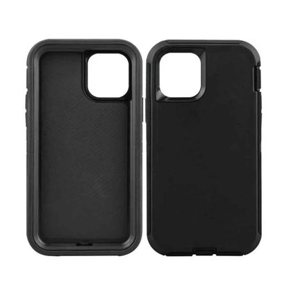 Techplus iPhone 15 Plus heavy-duty shockproof mobile phone case with rugged design and reinforced corners for protection