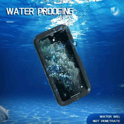 Techplus Samsung Galaxy A16 5G waterproof phone case in red pepper color with full protection and rugged design.