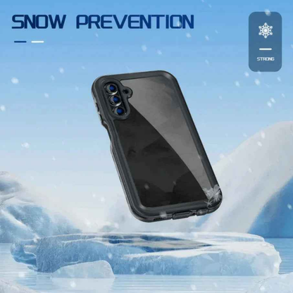 Techplus Samsung Galaxy A16 5G waterproof mobile phone case in red pepper color with full protection.