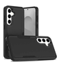 Samsung Galaxy S23 FE dual layer armor hard case by TechPlus, offering rugged protection for mobile phones.