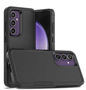 Techplus Samsung Galaxy S24 dual-layer armor hard case protects the phone with rugged design and shock-absorbing features.